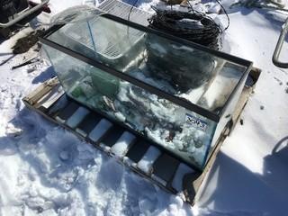 Aquarium w/Assorted Decorations