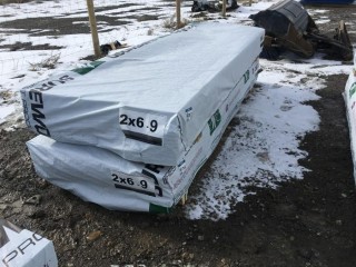 Lift of 2"x6" - 9' Lumber. **Top Lift** (Approx. 42 Pieces Per Lift)