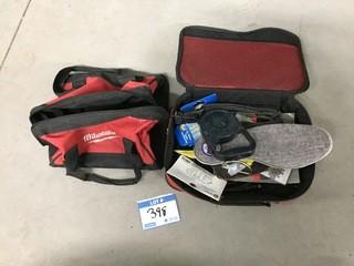 (2) Milwaukee Tool Bags Containing Coax Cable, Fly Ribbon, Etc.