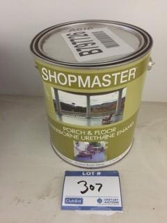  Gallon of Shopmaster Porch & Floor Accent Base Gloss.