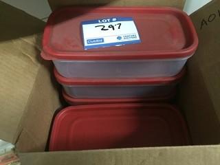 (8) Rubbermaid 5 Cup Storage Containers.