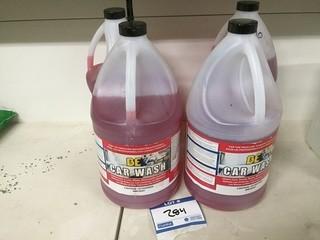 (4) 3.8L BE Car Wash Solution.