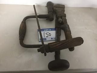 (2) Pipe Wrenches,  Hand Drill, Etc.