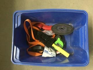 Tape Measure, Ear Plugs, Utility Knife, Etc.