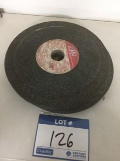 (2) Metal 8x3/4x1" Grinding Wheels.