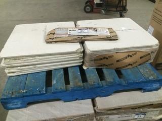 Quantity of 2' x 2' Suspended Ceiling Panels, Approximately 80 Sq Ft. 