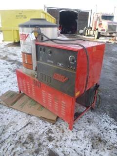 Hotsy Natural Gas Hot Pressure Washer, Model 1822SS, Showing 108.8 Hours, 3 Phase, 230 V/AC, 28 Amps, Max Temp 225, S/N 11095990-161864