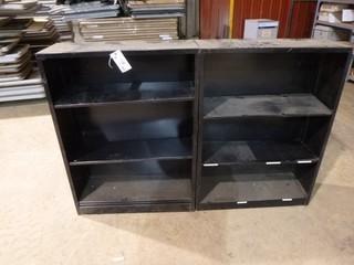 (2) Three Shelf Shelving Units