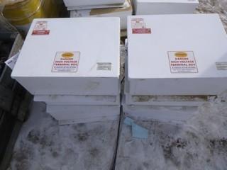 (6) AC Dandy High Voltage Terminal Boxes, 3 Phase, 3 Poles, 10 Amp, 4160 Volt, Model DHB4-SP