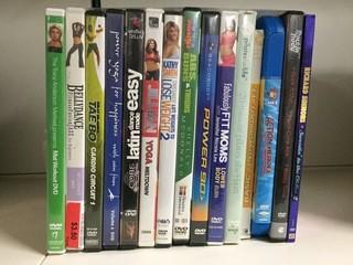 Quantity of Assorted DVD's.