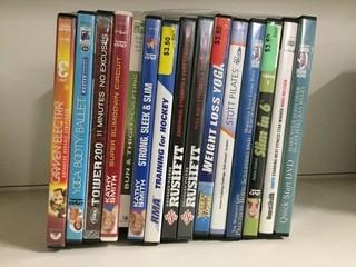 Quantity of Assorted DVD's.