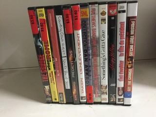 Quantity of Assorted DVD's.