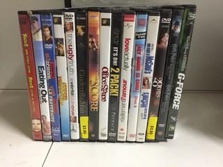 Quantity of Assorted DVD's.