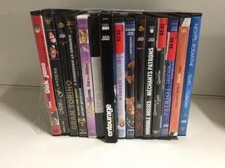 Quantity of Assorted DVD's.