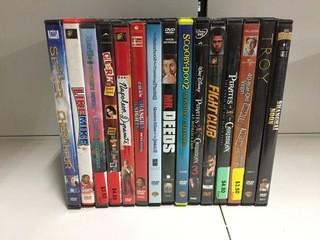 Quantity of Assorted DVD's.