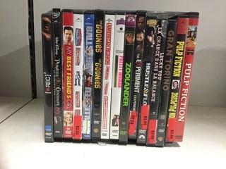 Quantity of Assorted DVD's.