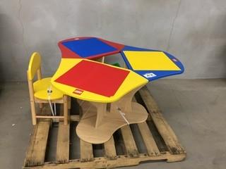 Lego Table with Chair.