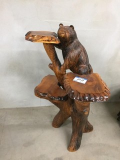 3 Tier Plant Stand with Bear.