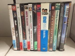 Quantity of Assorted DVD's.