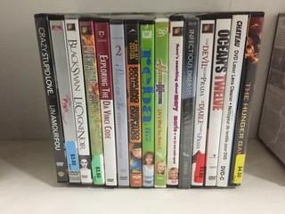 Quantity of Assorted DVD's.