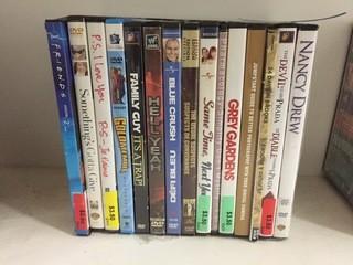 Quantity of Assorted DVD's.