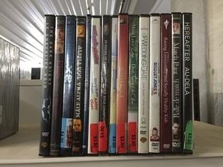 Quantity of Assorted DVD's.