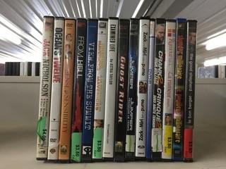 Quantity of Assorted DVD's.
