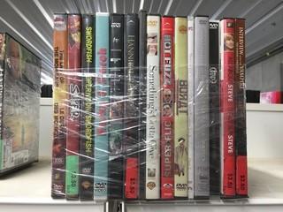 Quantity of Assorted DVD's.