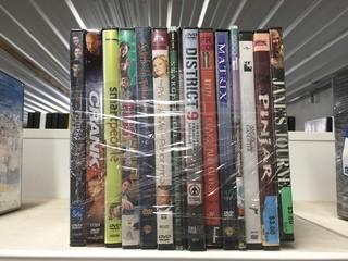 Quantity of Assorted DVD's.