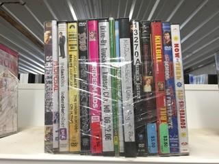 Quantity of Assorted DVD's.