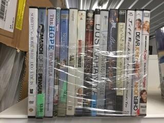 Quantity of Assorted DVD's.
