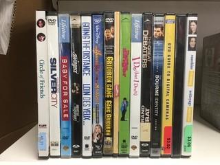 Quantity of Assorted DVD's.