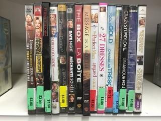 Quantity of Assorted DVD's.