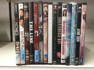 Quantity of Assorted DVD's.