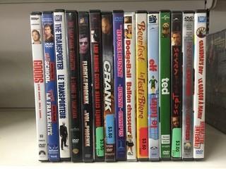 Quantity of Assorted DVD's.