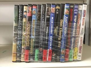 Quantity of Assorted DVD's.