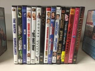 Quantity of Assorted DVD's.