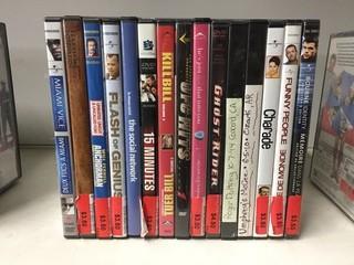 Quantity of Assorted DVD's.