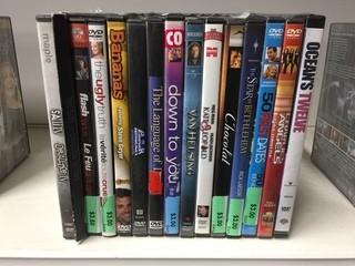 Quantity of Assorted DVD's.