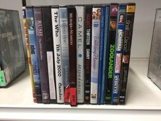 Quantity of Assorted DVD's.