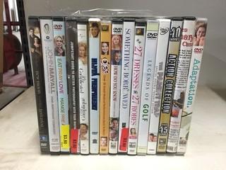 Quantity of Assorted DVD's.