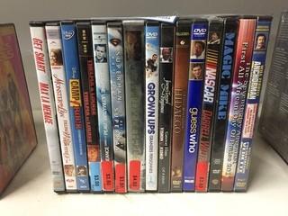 Quantity of Assorted DVD's.