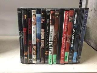 Quantity of Assorted DVD's.