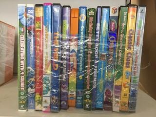 Quantity of Assorted DVD's.