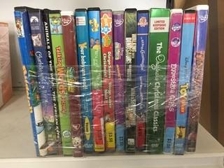 Quantity of Assorted DVD's.