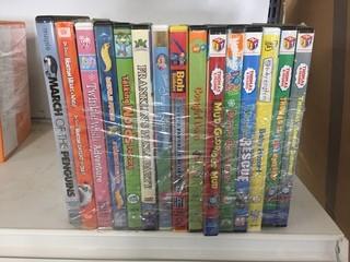 Quantity of Assorted DVD's.