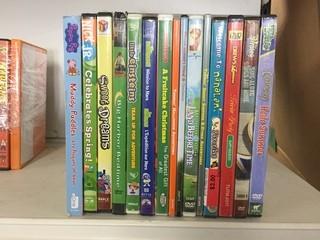 Quantity of Assorted DVD's.