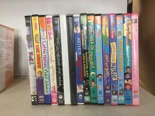 Quantity of Assorted DVD's.