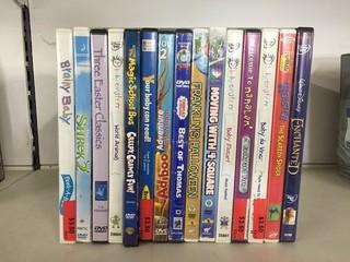 Quantity of Assorted DVD's.
