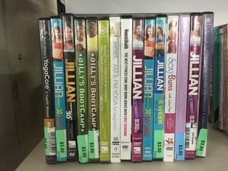 Quantity of Assorted DVD's.